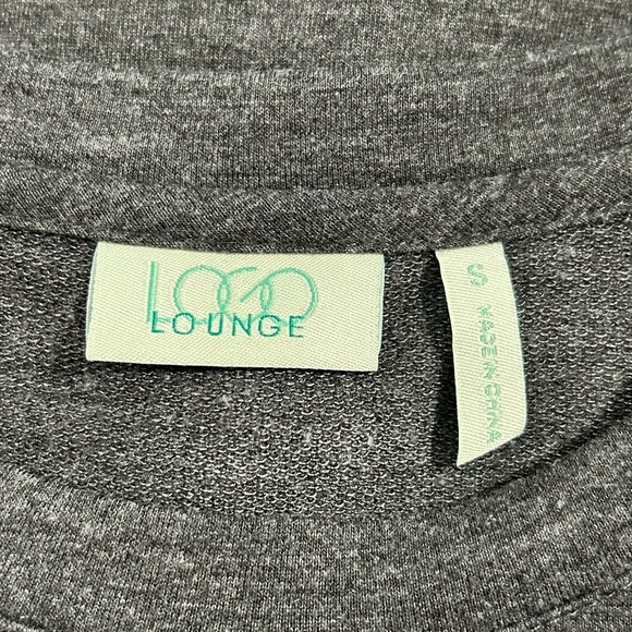 ❗️3/$20❗️Logo Lounge by Lori Goldstein French Terry Top Chiffon Godets - Picture 8 of 10
